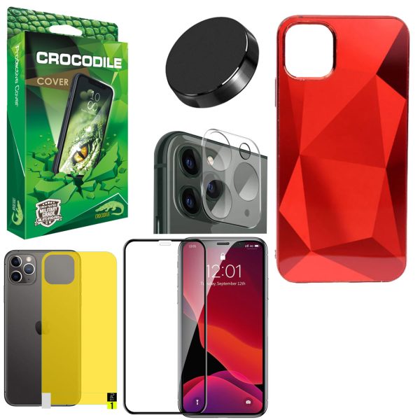 کاور کروکودیل مدل A-L-M-A-S مناسب برای گوشی موبایل اپل Iphone 11 Pro Max