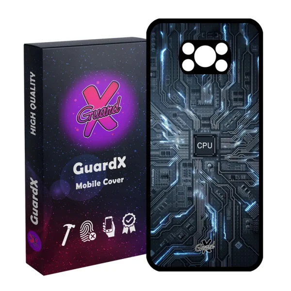 کاور گارد ایکس طرح CPU مدل Glass10504