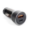 شارژر فندکی هیسکا مدل HCC-316 به همراه کابل تبدیل USB-C