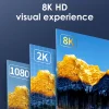 کابل تبدیل USB-C به DISPLAY PORT لنشن مدل CU808D-8K60HZ-VERSION 1.4 طول 1.7 متر
