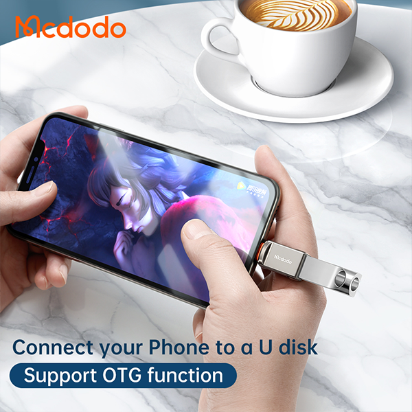 مبدل OTG تبدیل USB به لایتنینگ مک دودو مدل NewPack 2022