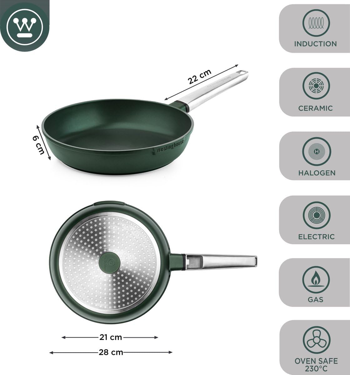ماهیتابه وستینگ هاوس مدل WCFP0095028SG