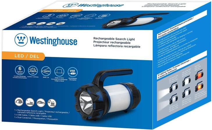 چراغ قوه وستینگ هاوس مدل WF215-CB