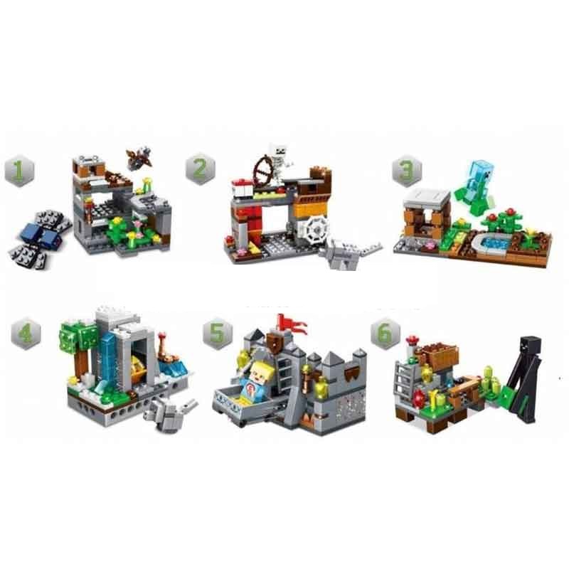 لگو لگو 6 در 1 ماینکرافت Mincraft کد 44101